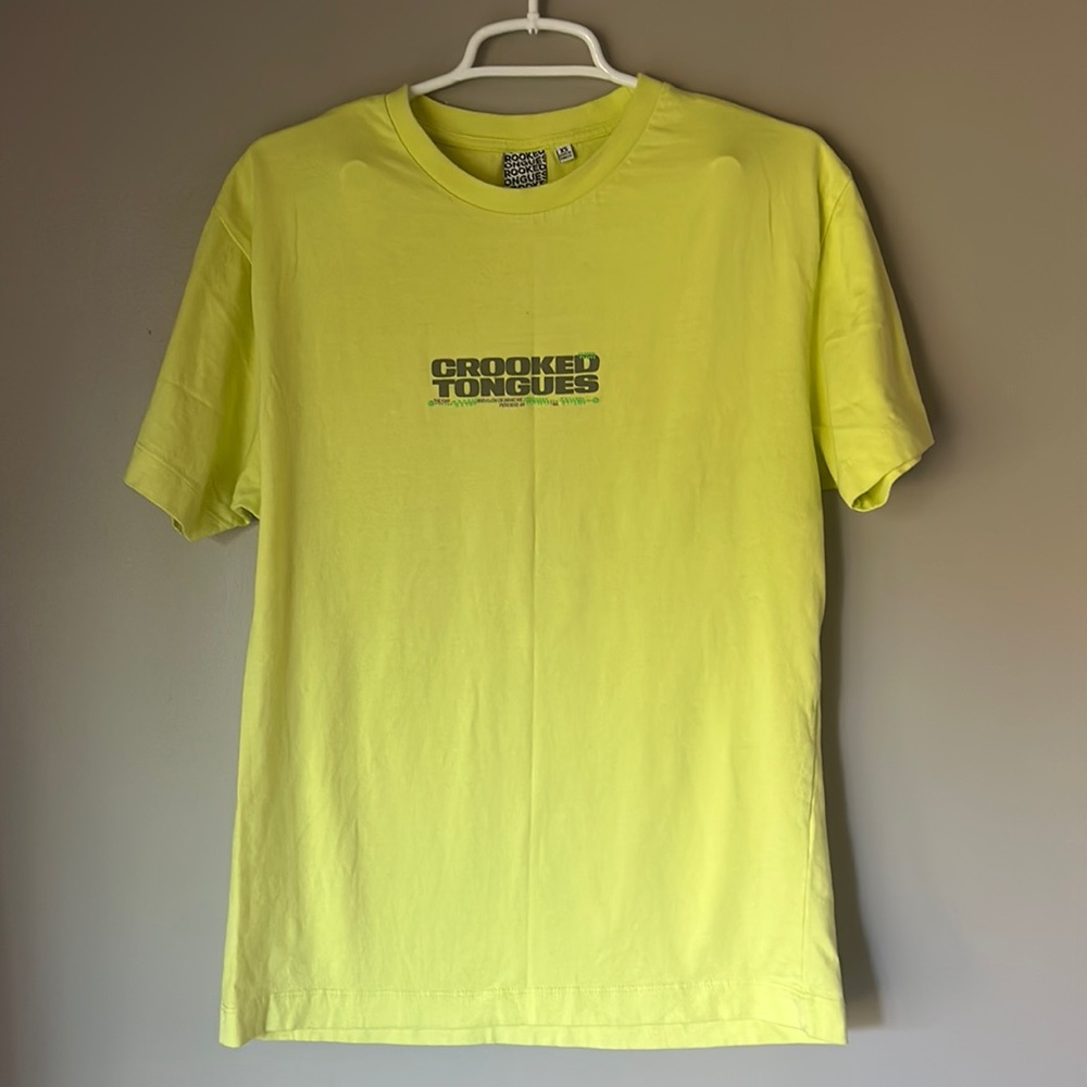 ASOS Crooked Tongues Embroidered Neon Men’s Graphic T-shirt